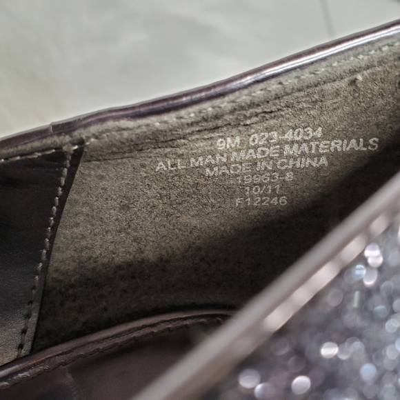 Jacqueline Ferrar Sparkle Platform Peep Toe Heels - Picture 10 of 11